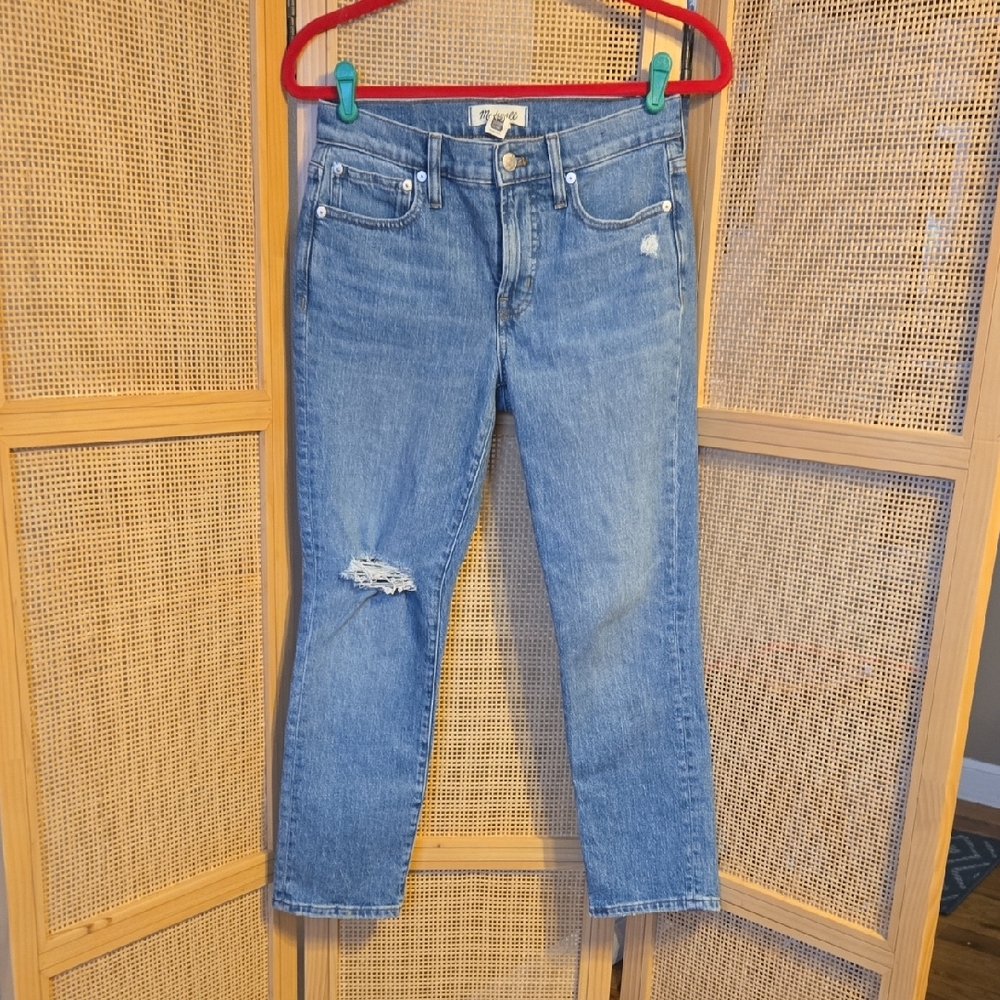 Madewell Women's Blue Jeans Midrise Perfect Vintage Jean 25P Petite